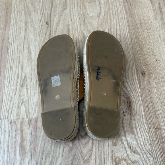 Tory Burch Espadrille Sandals Leather Tan Preppy Size 7.5 - Picture 7 of 14